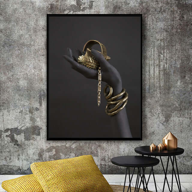 Wall Painting African Woman