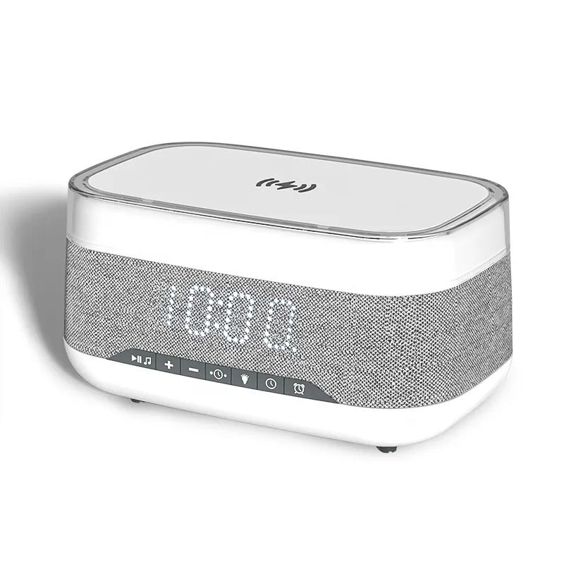 Intelligent Multifunktionell klockradio med laddstation