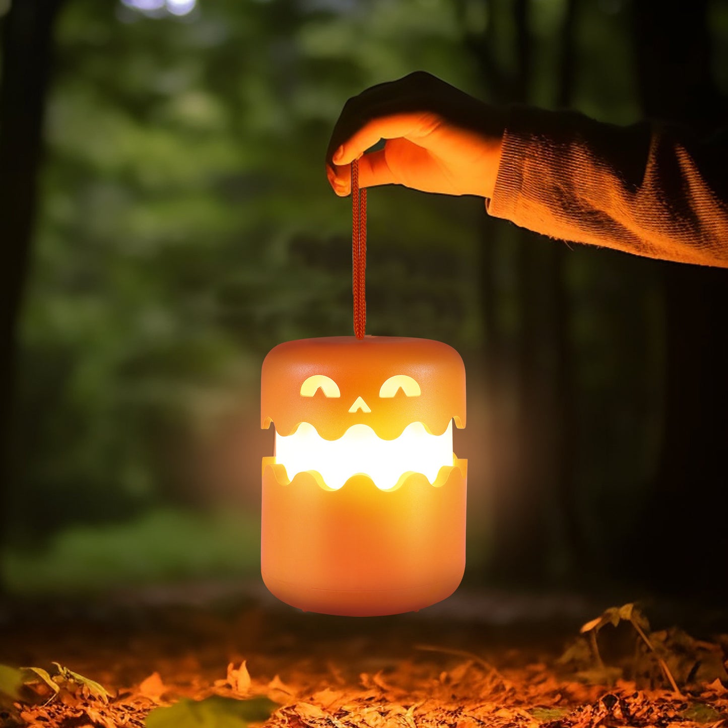 Halloween pumpa lysande