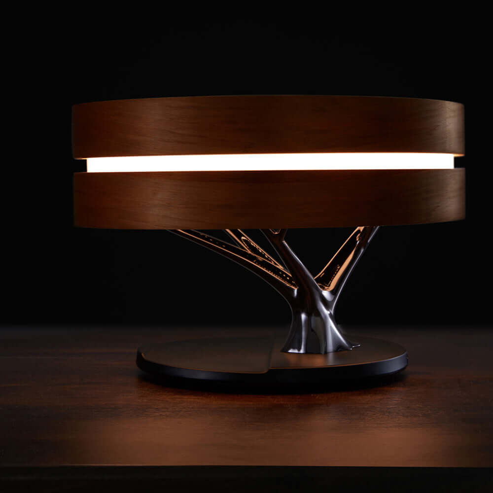 Exklusiv Smart LED Bordslampa med BT & Trådlös Laddning