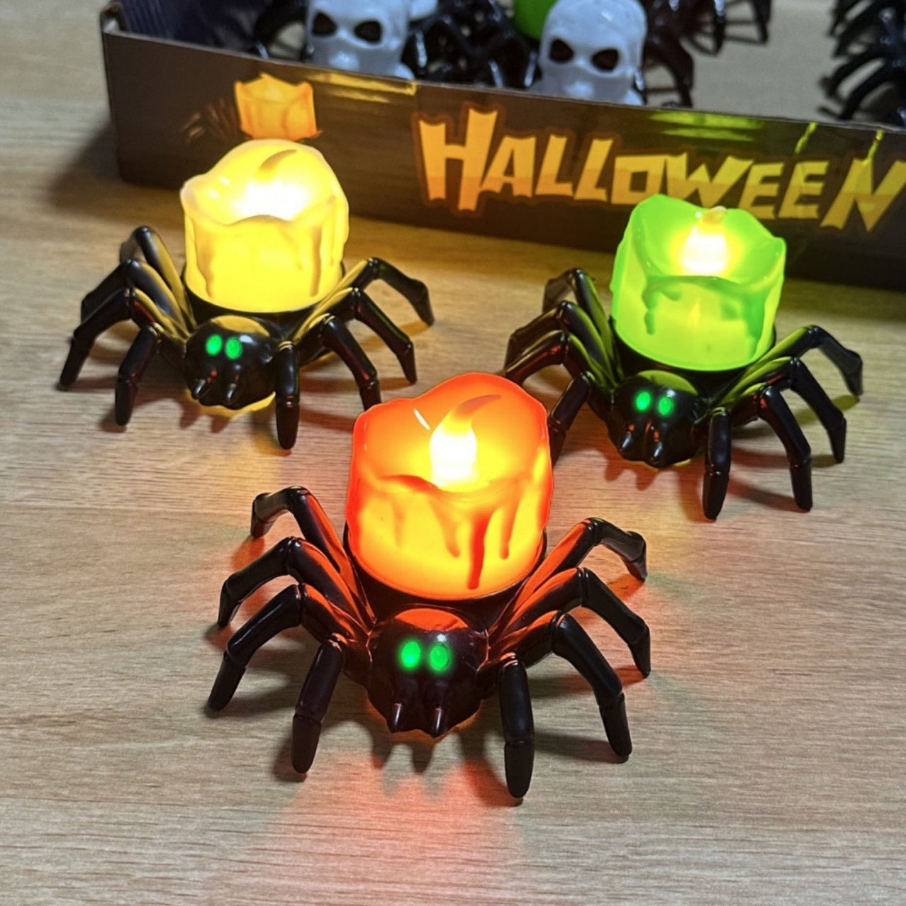 Halloween Pumpa Spindel