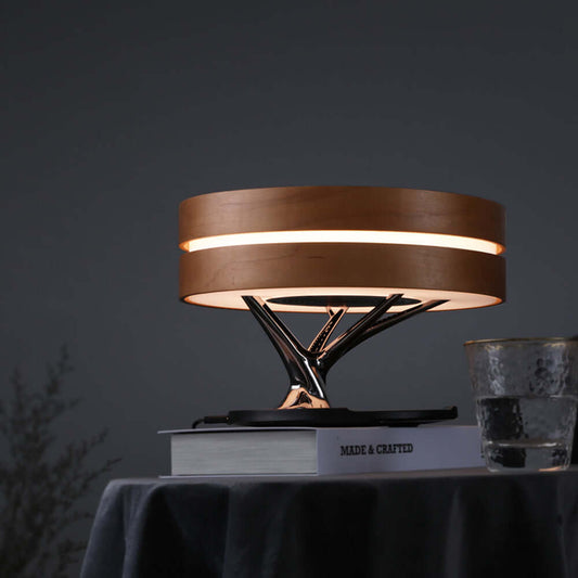 Exklusiv Smart LED Bordslampa med BT & Trådlös Laddning